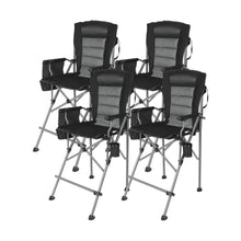 Load image into Gallery viewer, Extra Tall Folding Chair with High Back and Hard Arms