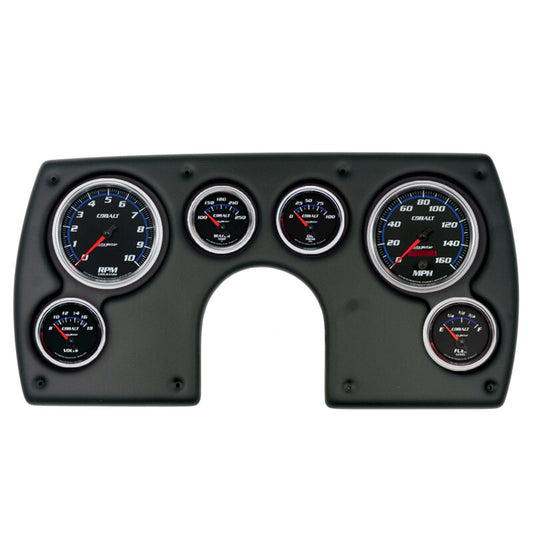 Autometer Cobalt 82-89 Chevy Camaro Dash Kit 6pc Tach / MPH / Fuel / Oil / WTMP / Volt