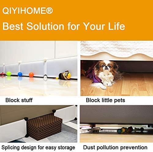 Under Bed Blocker for Pets, Gap Bumper for Under Bed, Stop Things Going Under