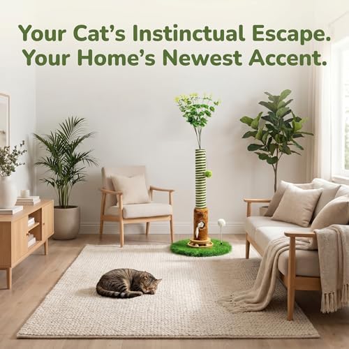 Cat Scratching Post 39'' Tall