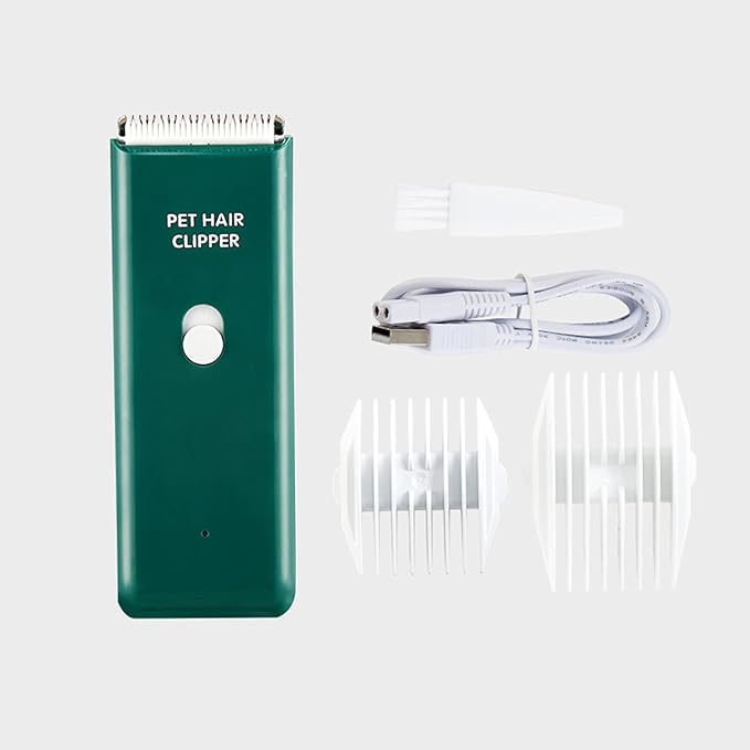 Dog Cat Home Hair Waterproof Clipper Portable Electric USB Rechargeable Pet Grooming Tools Low Noise Shaver Cordless Trimmer for Small and Large Pets