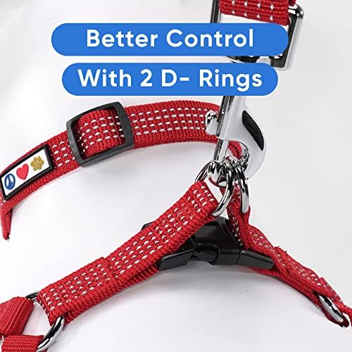 Pawtitas Reflective Step-in Dog Harness – Adjustable No-Pull Vest