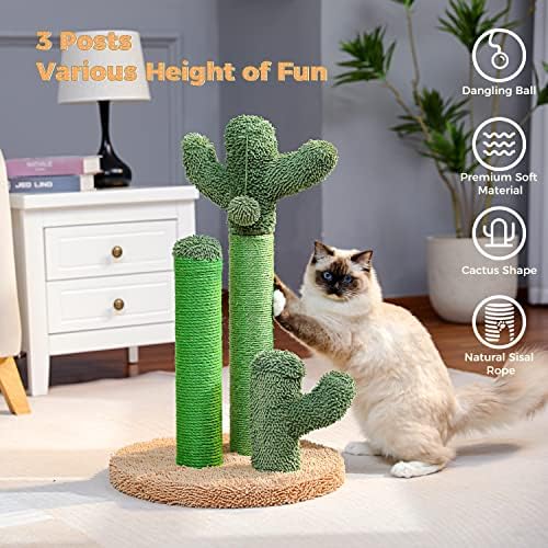 PAWZ Road Cactus Cat Scratching Post 27”Cat Scratcher