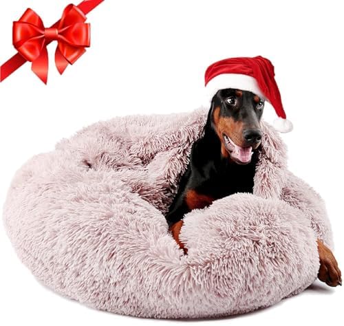 Himax 35in Covered Large Dog Bed