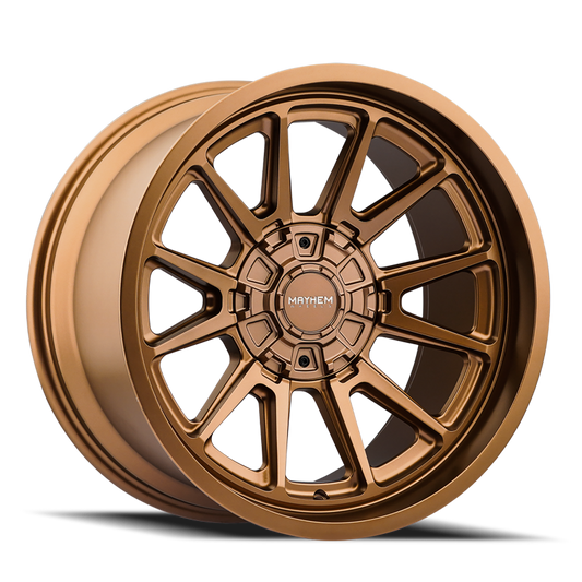 Mayhem 8116 Intrepid 20x9 / 8x165.1 BP / 0mm Offset / 125.2mm Hub Matte Bronze Wheel