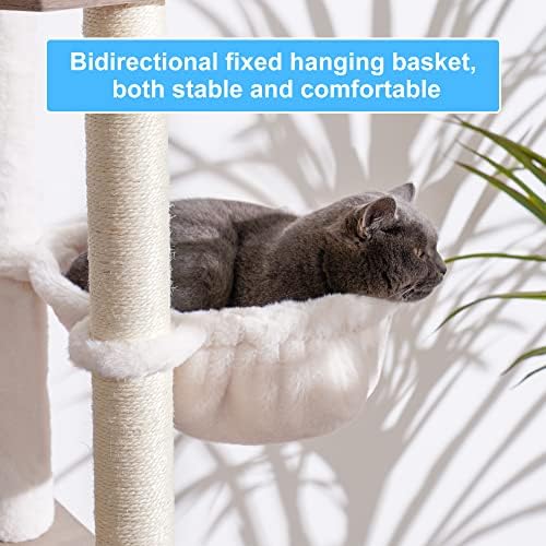 Hey-brother Wooden Cat Tree Tower