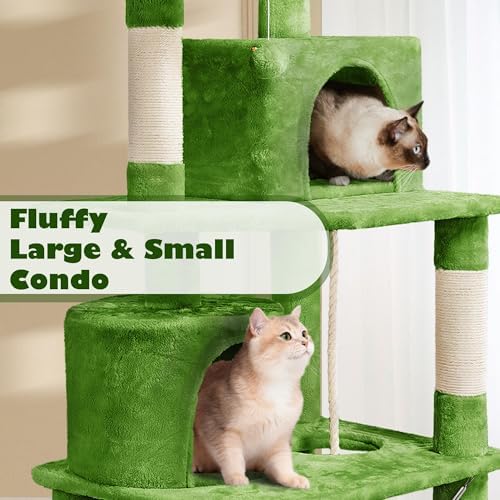 Yaheetech 62.5inches Cat Tree Cat Tower Kitten Condo