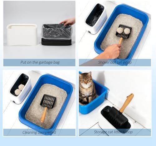 Cat Litter Scoop, Metal Litter Scoop, Short