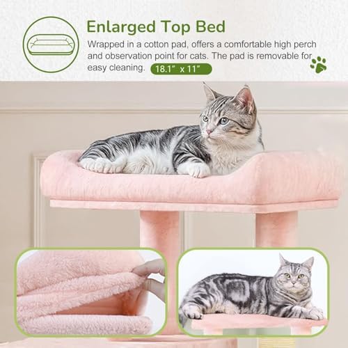 68 Inches Multi-Level Large and Tall Cat Tree Tower