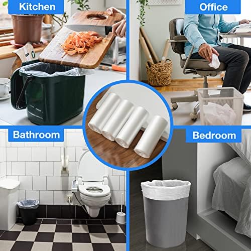 Charmount 1.2 Gallon Small Trash Bags