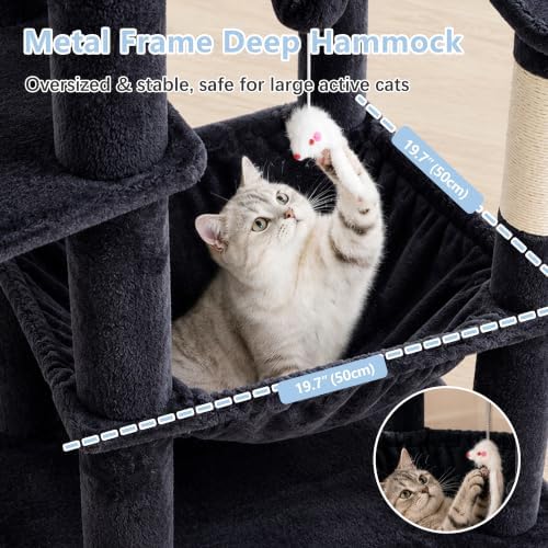 Cat Tree, 81.1" Skyward Corner Cat Tower