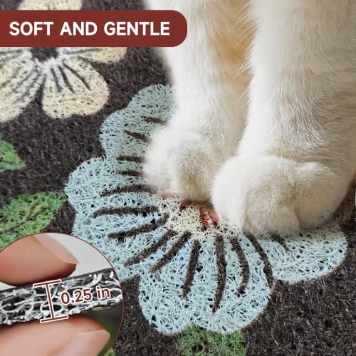 Cat Litter Mat, Traps 100% Litter