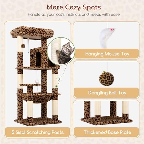 Globlazer Leopard Cat Tree Tower
