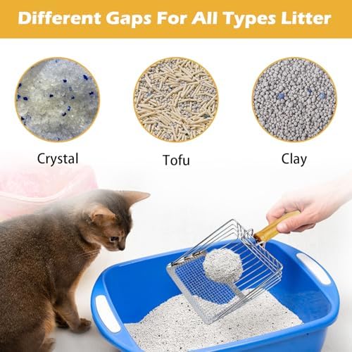 Stainless Steel Cat Litter Scoop, Cat Litter Scooper