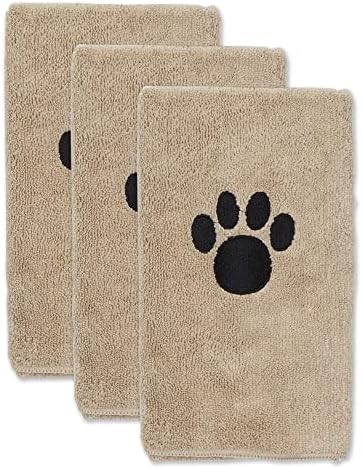Bone Dry Pet Grooming Towel Collection Absorbent Microfiber Drying Set