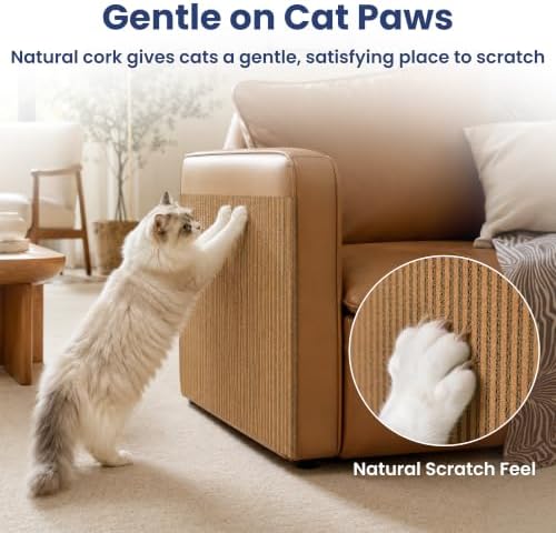 PawsPik Flexible Cork Cat Scratch Mat