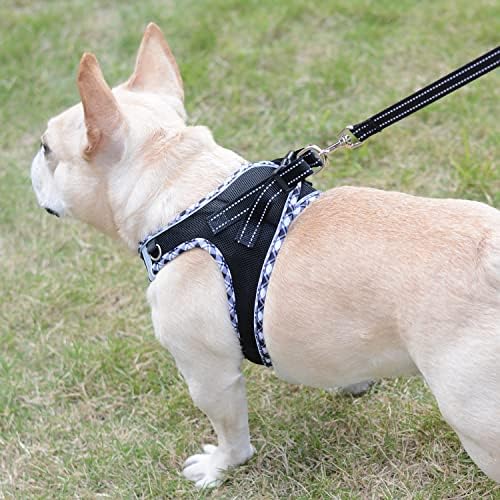Mercano Soft Mesh Dog Harness and Leash Set, Step-in Reflective Breathable