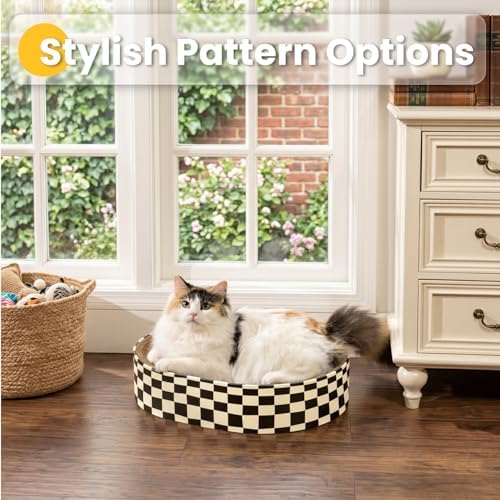 Conlun Oval Cat Scratcher Bed | Scratching Bowl Lounge