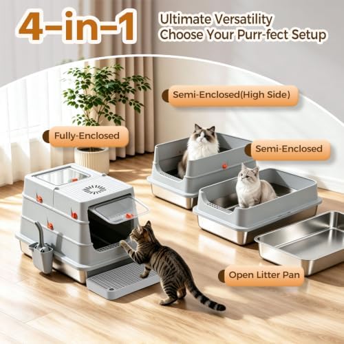 Stainless Steel Litter Box