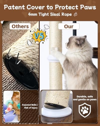 FourFurPets 74" Cat Tree, Cat Tower