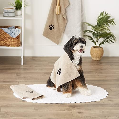 Bone Dry Pet Grooming Towel Collection Absorbent Microfiber Drying Set