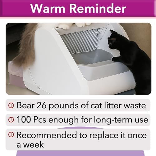 100 Pcs Trash Bags Compatible