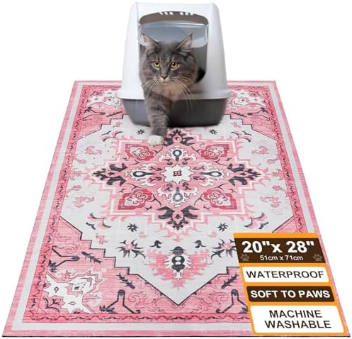 BEAUTYZOO Cat Litter Mat, Waterproof