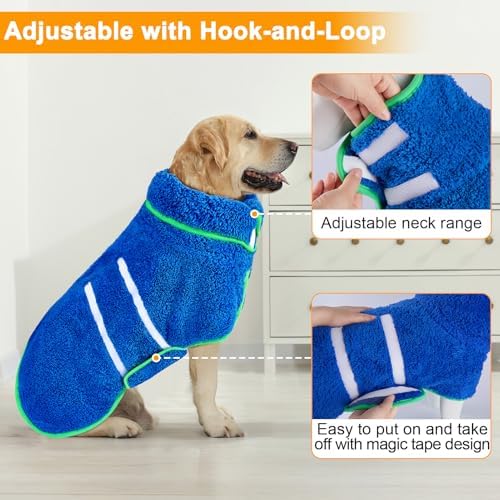 Unicorn Catcher Dog Bathrobe Super Absorbent Quick Drying Robe