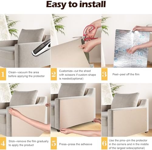 Cat Scratch Furniture Protector, 78.7"x15.8" Cat Scratch Pad