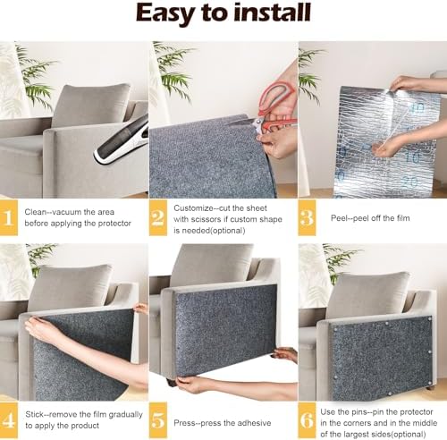 Cat Scratch Furniture Protector, 78.7"x15.8" Cat Scratch Pad