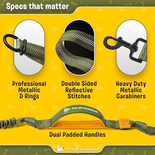 Pet Dreamland Exquisite Hands Free Double Dog Leash