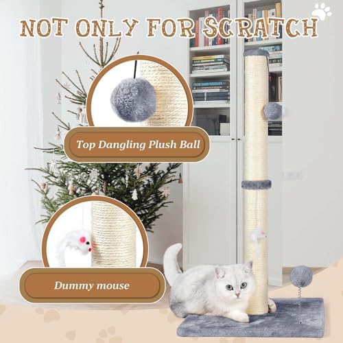 ANWA 32" Tall Sisal Cat Scratching Posts Tree
