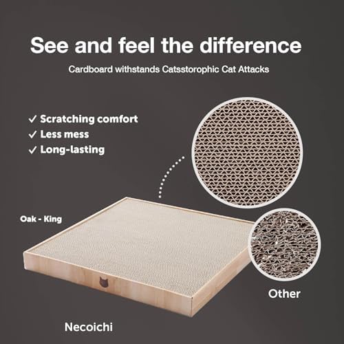 Necoichi Cardboard Cat Scratcher Bed