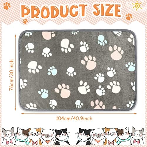 Tatuo 4 Pcs Fleece Dog Blankets