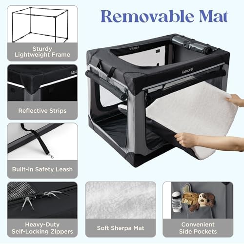 Lesure Today Show Soft Collapsible Dog Crates