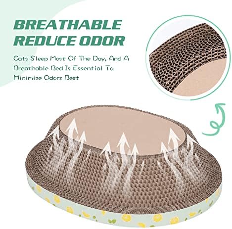 Oval Cat Cardboard Scratcher