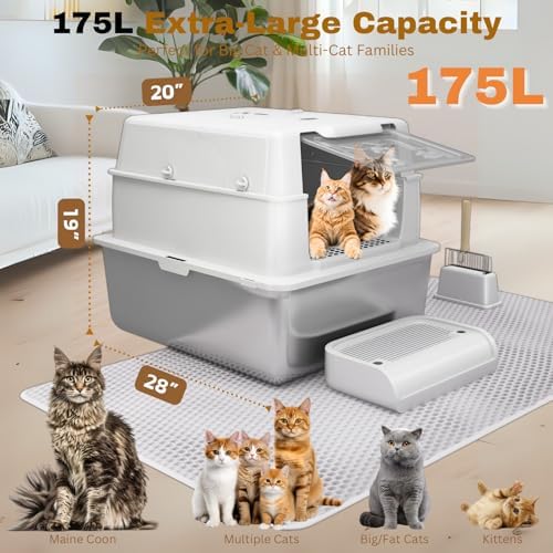XXXXL Jumbo Stainless Steel Litter Box