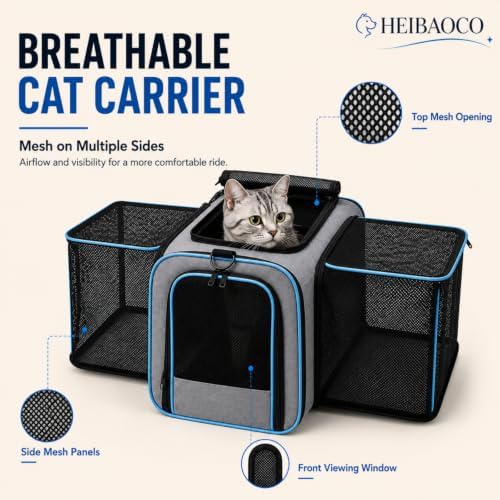 Expandable Pet Carrier with Wheels