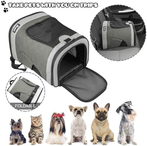 Jespet Soft Pet Carrier Outdoor Backpack