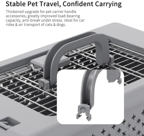 RIZZARI Pet Carrier Travel Kennel: Classic Design