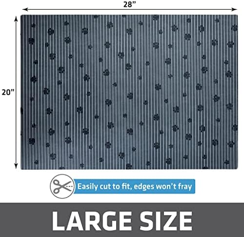Drymate Cat Litter Box Mat, Litter Trapping Mat, Dark Grey
