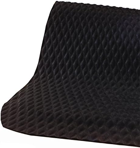 American Floor Mats Hog Heaven Premium 7/8" Black & Black Border 5' x 8' Nitrile Backed Anti-Fatigue Comfort Mat