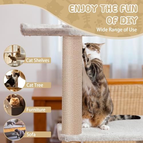 LSGCQ Cat Scratch Mat Self Adhesive Cat Scratch Furniture Protector