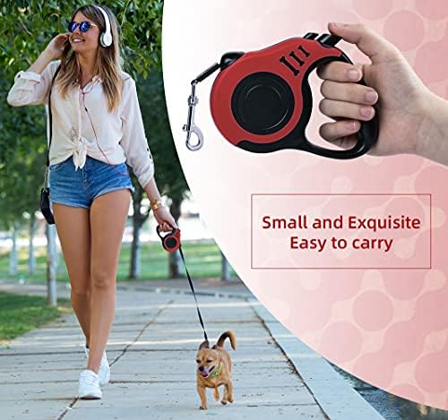 Retractable Dog Leash 10ft, Tangle-Free Expandable Leash