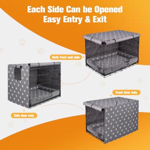 PetPrime 48 Inch Dog Crate Cover