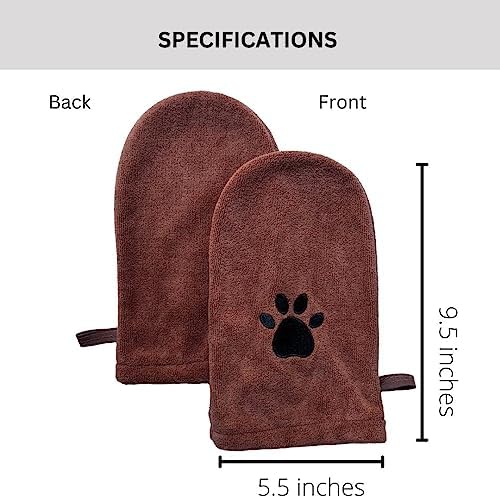 Penny & Niko Microfiber Pet Towel Mitts
