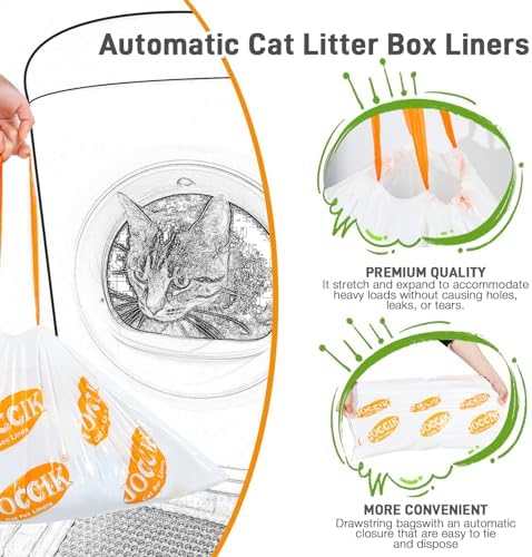 Cat Litter Bags for Automatic Litter Box Liners Compatible