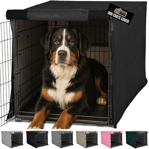 GORILLA GRIP Dog Crate Covers, Wire Kennel Topper, 48 in