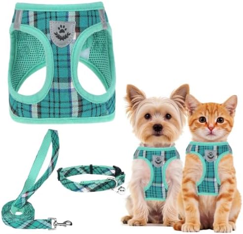 PUPTECK Dog Harness, Collar and Leash Set No Pull