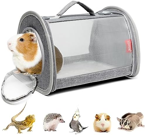 Guinea Pig Carrier Travel Small Animal Carrier Bag Lizard Bird Rabbit Carrier